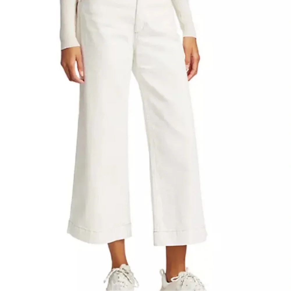AG Adriano Goldschmied Rosie Workwear Wide Leg Jeans White 
Size 32 - Picture 8 of 12